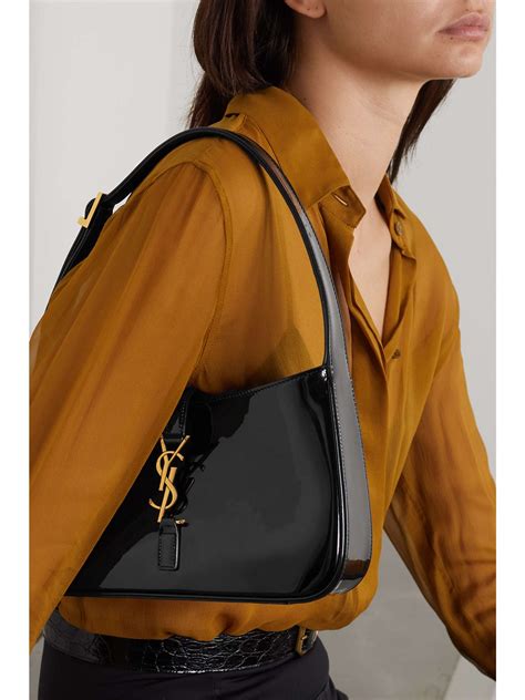 Saint Laurent Le 5 A 7 YSL Shoulder Bag in Patent Leather.